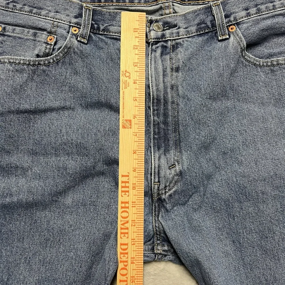 Levis 550 Jeans Mens 42x29* Blue Denim Relaxed Fit Straight Leg High Rise Cotton